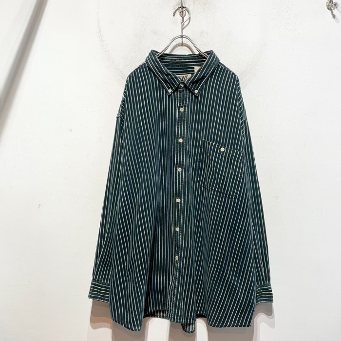 “NWT” L/S Stripe Corduroy Shirt | Vintage.City 古着屋、古着コーデ情報を発信