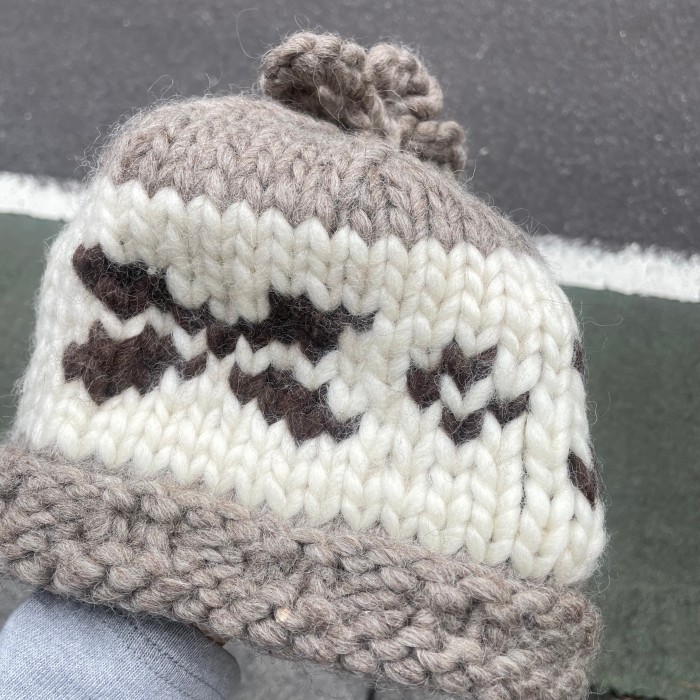 deadstock CANADA handknit cap | Vintage.City 빈티지숍, 빈티지 코디 정보