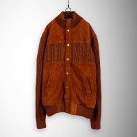 old suede × wool blouson"  pig leather | Vintage.City ヴィンテージ 古着