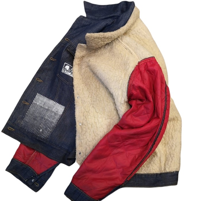 /REMAKE/ 70's boa denim jacket | Vintage.City 古着屋、古着コーデ情報を発信