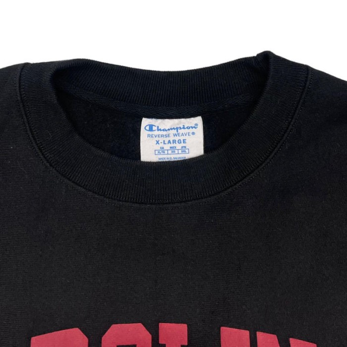 チャンピオン リバースウィーブ カレッジスウェットシャツ XL ブラック | Vintage.City 빈티지숍, 빈티지 코디 정보