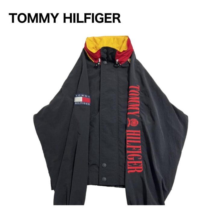 682】TOMMY HILFIGER ナイロンジャケット XLサイズ | Vintage.City