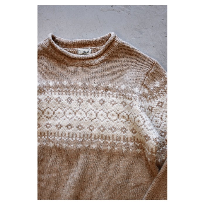 1990s L.L. Bean Rollneck Nordic Sweater | Vintage.City Vintage Shops, Vintage Fashion Trends