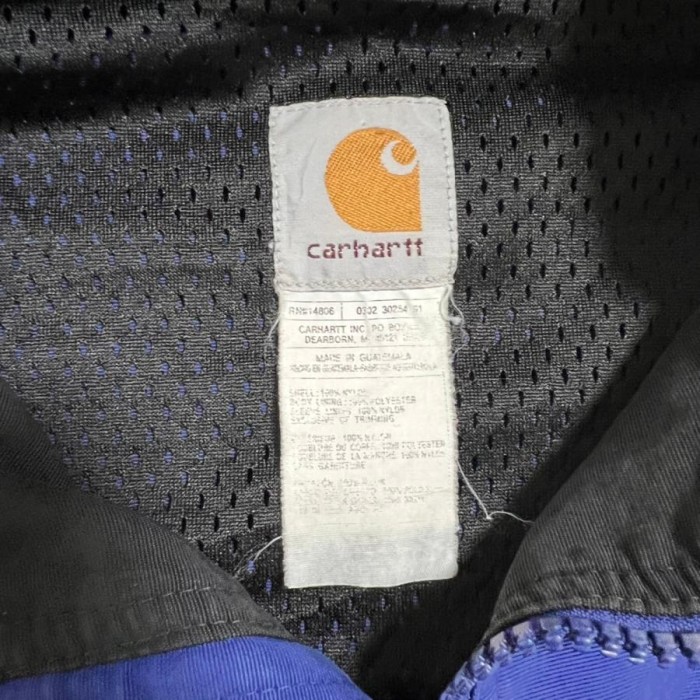 【689】Carhartt フード付フルジップジャケット ブルー Ｍサイズ | Vintage.City 古着屋、古着コーデ情報を発信