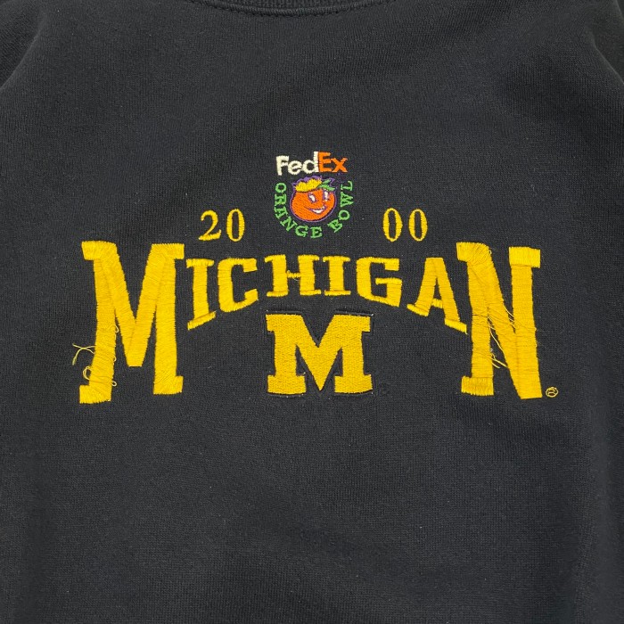 MICHIGAN embroidery sweat #A189 | Vintage.City 古着屋、古着コーデ情報を発信