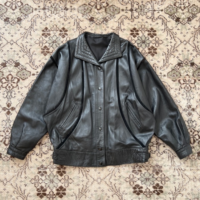 leather jacket | Vintage.City 빈티지숍, 빈티지 코디 정보