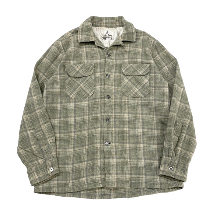 1960's~ wool check shirt #A173 | Vintage.City 빈티지숍, 빈티지 코디 정보
