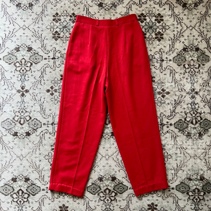 red slacks pants | Vintage.City 古着屋、古着コーデ情報を発信