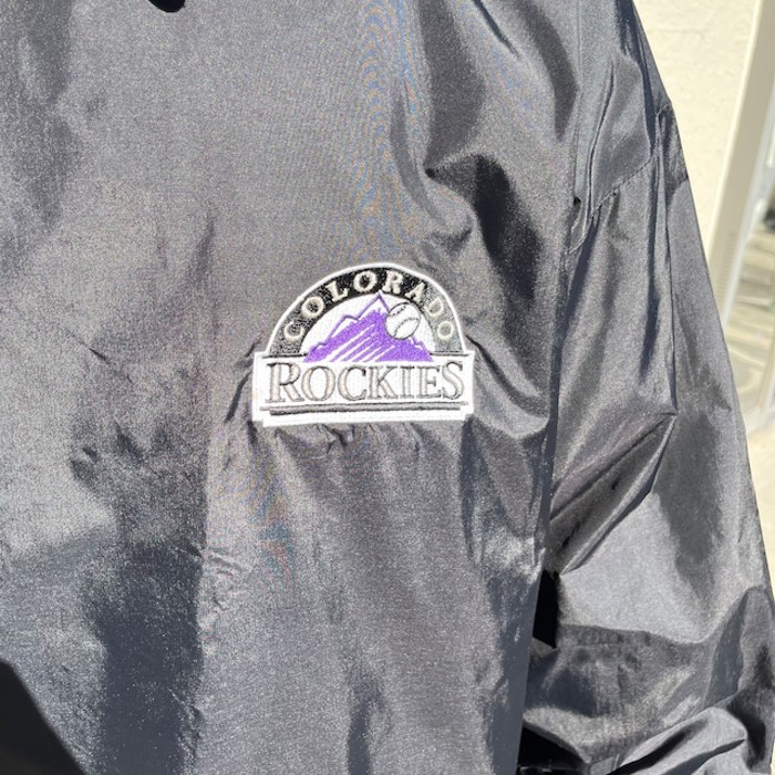 MLB コロラド ロッキーズ ナイロンプルオーバー 刺繍ロゴ XLストリート | Vintage.City 古着屋、古着コーデ情報を発信