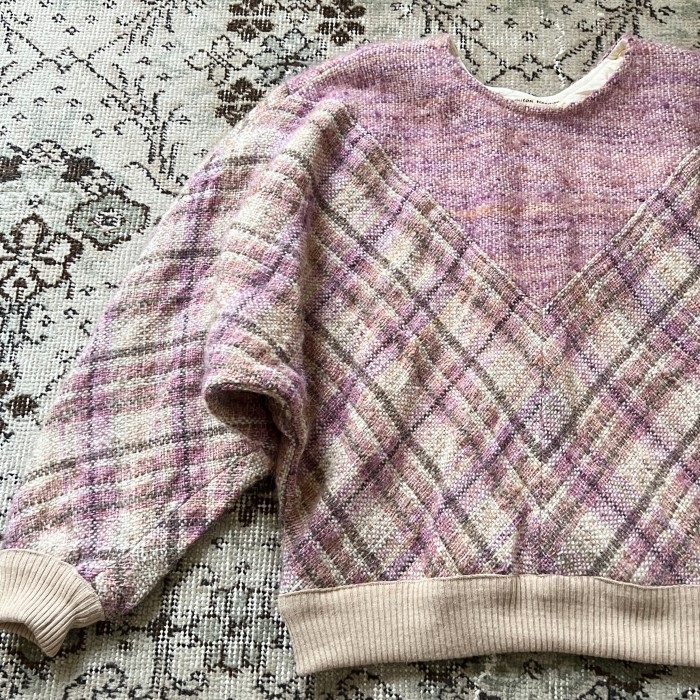 tweed mohair sweater | Vintage.City 古着屋、古着コーデ情報を発信