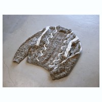 1980s 3D Knit Cable Sweater | Vintage.City ヴィンテージ 古着