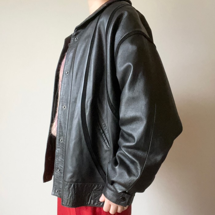 leather jacket | Vintage.City 빈티지숍, 빈티지 코디 정보