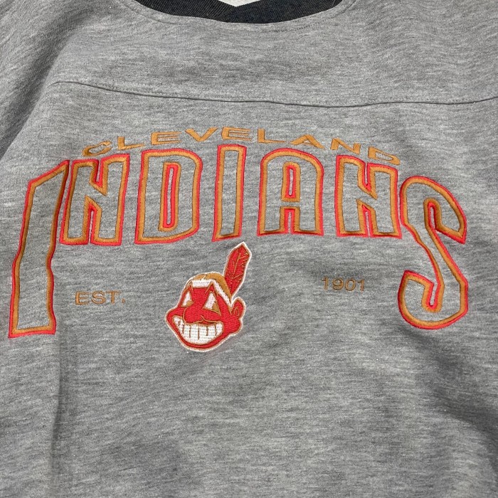 MLB INDIANS / embroidery sweat #A188 | Vintage.City 古着屋、古着コーデ情報を発信