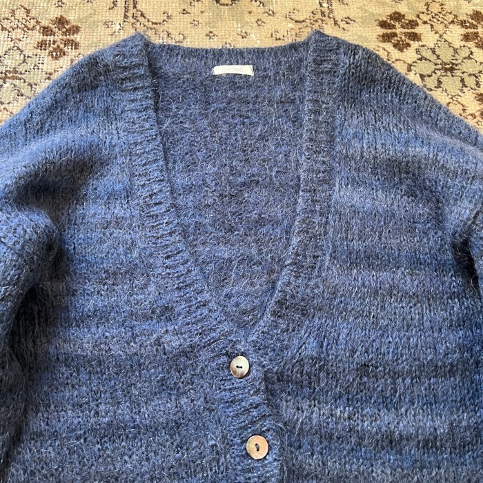 mohair knit cardigan | Vintage.City 古着屋、古着コーデ情報を発信