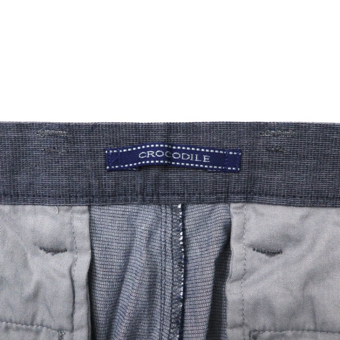 CROCODILE タックスラックスパンツ 88 ブルー コットン | Vintage.City 古着屋、古着コーデ情報を発信