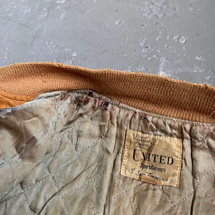 50s60s UNITEDsportswear レザージャケット 42 タロン | Vintage.City 古着屋、古着コーデ情報を発信