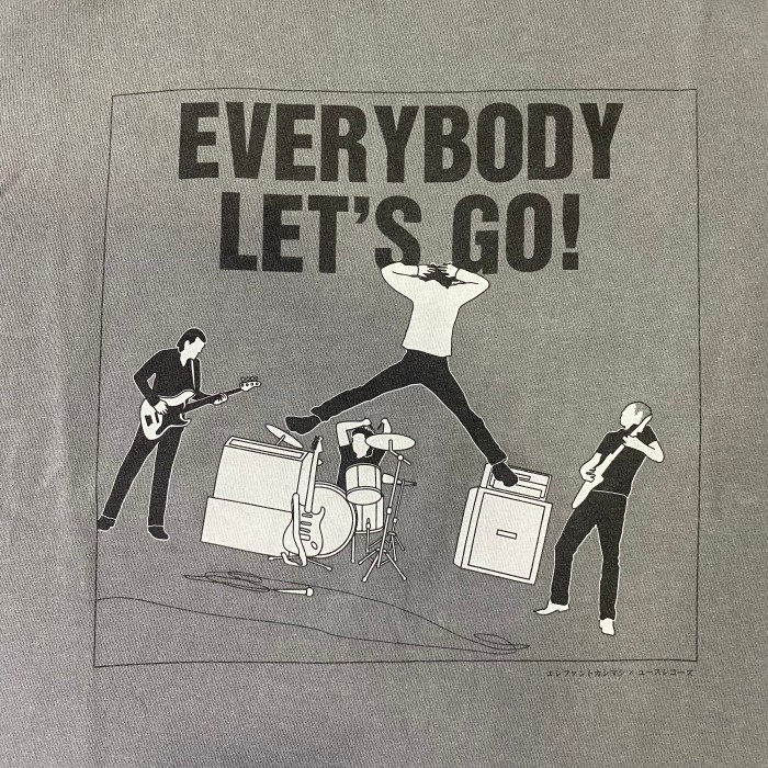 エレカシ x ユースレコーズ EVERYBODY LET'S GO! Tシャツ | Vintage.City 빈티지숍, 빈티지 코디 정보