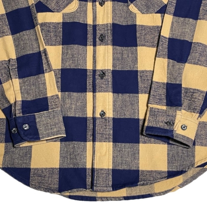米国製 80's Prentiss OUTDOORS ブロックチェックネルシャツ | Vintage.City 古着屋、古着コーデ情報を発信
