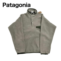 【695】patagonia(パタゴニア) 　灰緑　グレーグリーン　フリース | Vintage.City ヴィンテージ 古着