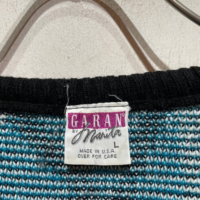 90's “GARAN” Pattern Knit「Made in USA」 | Vintage.City 빈티지숍, 빈티지 코디 정보