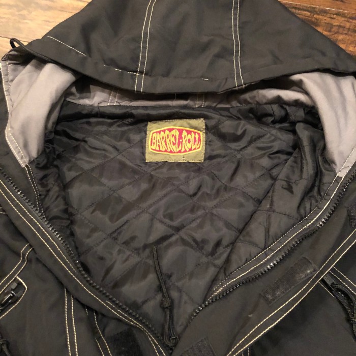 90s BARREL ROLL/Anorak nylon hoodie/XL相当 | Vintage.City 古着屋、古着コーデ情報を発信