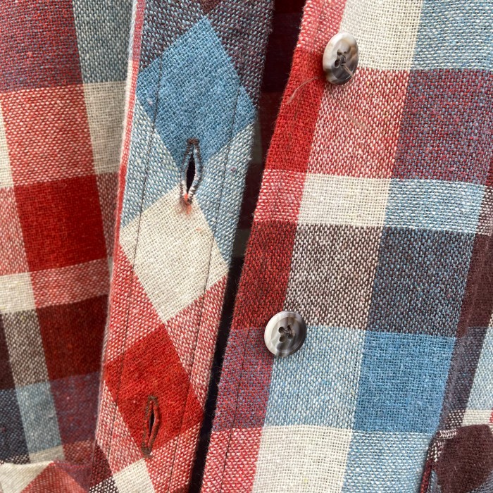 7-80s vintage wool plaid shirt onepiece | Vintage.City 빈티지숍, 빈티지 코디 정보