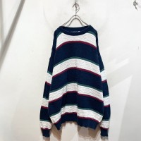 90's “PACIFIC BAY TRADERS” Stripe Knit | Vintage.City ヴィンテージ 古着