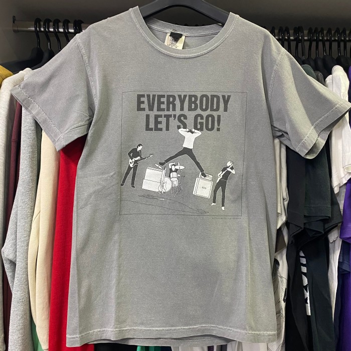 エレカシ x ユースレコーズ EVERYBODY LET'S GO! Tシャツ | Vintage.City 빈티지숍, 빈티지 코디 정보