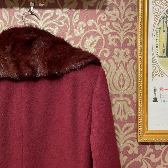 cashmere × mink coat | Vintage.City 古着屋、古着コーデ情報を発信