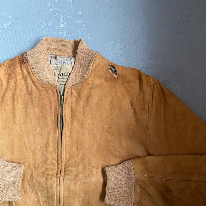 50s60s UNITEDsportswear レザージャケット 42 タロン | Vintage.City 빈티지숍, 빈티지 코디 정보