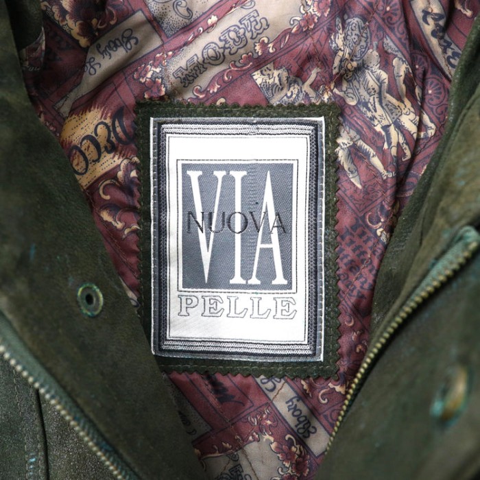 VIA NUOVA PELLE A-2 レザーフライトジャケット ゴートレザー | Vintage.City 古着屋、古着コーデ情報を発信