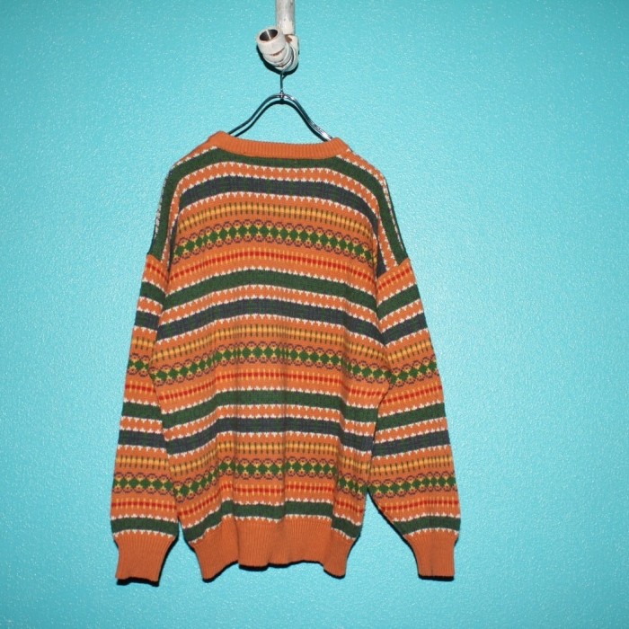 90s Design Knit made in Italy XXL size | Vintage.City 古着屋、古着コーデ情報を発信