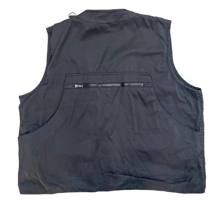 90's Multi Pocket Black Vest #A195 | Vintage.City 古着屋、古着コーデ情報を発信