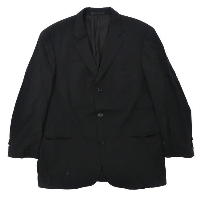HUGO BOSS 3Bテーラードジャケット XL ブラック ウール | Vintage.City 古着屋、古着コーデ情報を発信