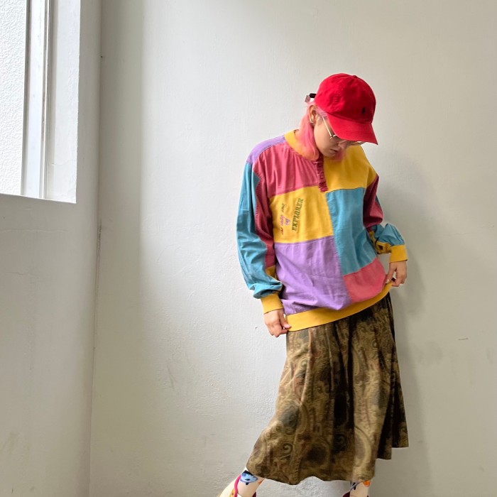 colorful sweat shirt | Vintage.City ヴィンテージ 古着