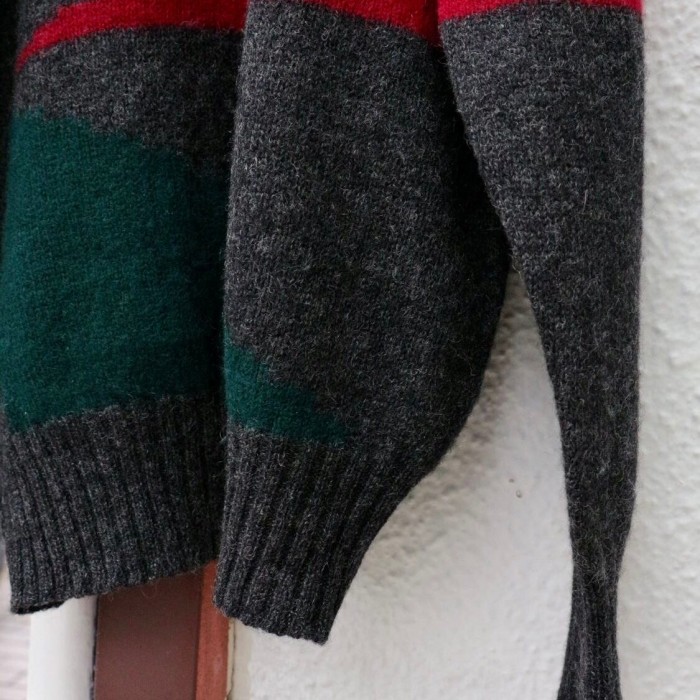 Art Pattern Wool Knit | Vintage.City 古着屋、古着コーデ情報を発信