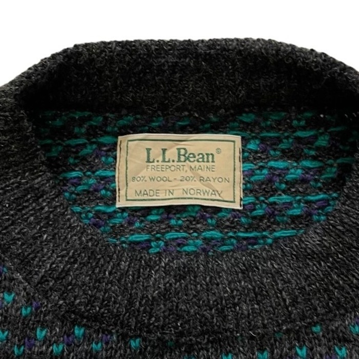 80s L.L.Bean birds eye knit | Vintage.City 古着屋、古着コーデ情報を発信