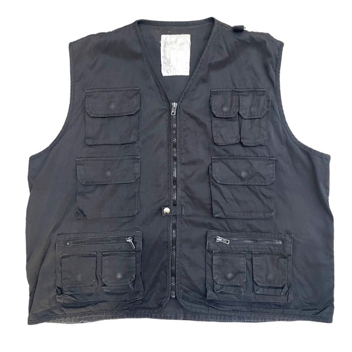 90's Multi Pocket Black Vest #A195 | Vintage.City Vintage Shops, Vintage Fashion Trends