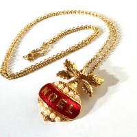 AVON 80s vintage NOEL ornament necklace | Vintage.City ヴィンテージ 古着