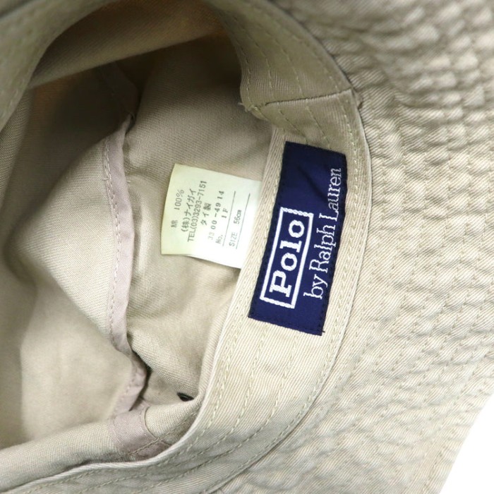 POLO BY RALPH LAUREN バケットハット 56CM | Vintage.City 古着屋、古着コーデ情報を発信