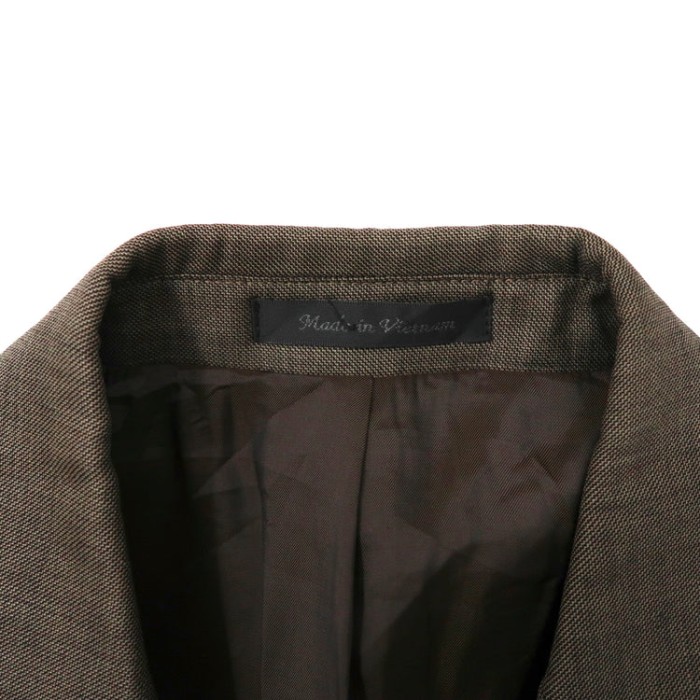CHAPS 2Bテーラードジャケット 42L ブラウン ウール | Vintage.City 古着屋、古着コーデ情報を発信