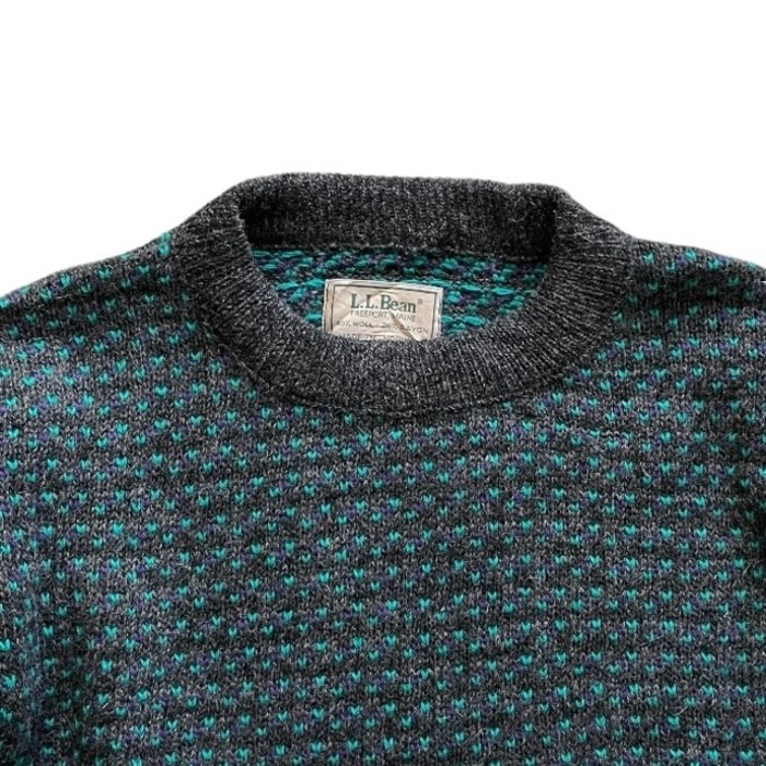 80s L.L.Bean birds eye knit | Vintage.City 古着屋、古着コーデ情報を発信