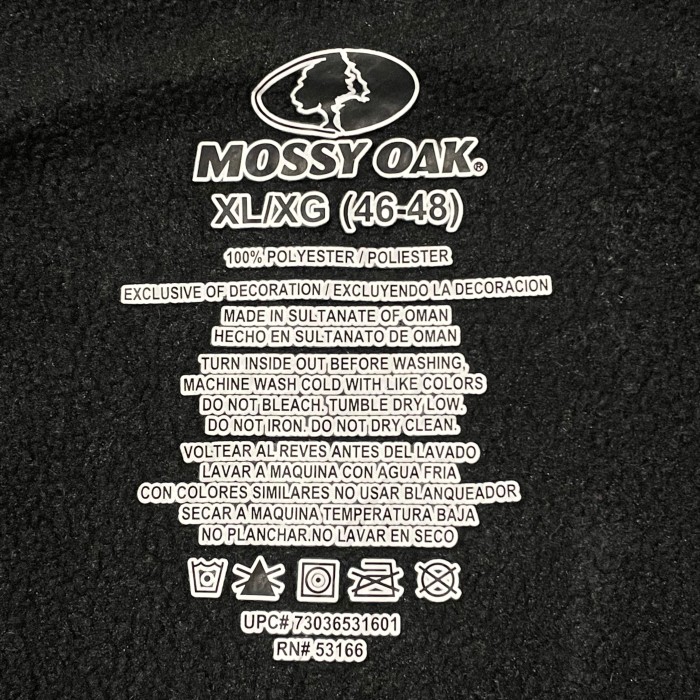 【MOSSY OAK】ハーフジップ フリース ラグラン リアルツリー XL 古着 | Vintage.City 古着屋、古着コーデ情報を発信