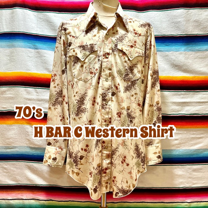 70’s H BAR C ウエスタンシャツ | Vintage.City 빈티지숍, 빈티지 코디 정보