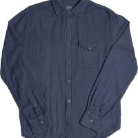 米国製 SAVE KHAKI UNITED 長袖コットンシャツ ネイビーSサイズ | Vintage.City ヴィンテージ 古着