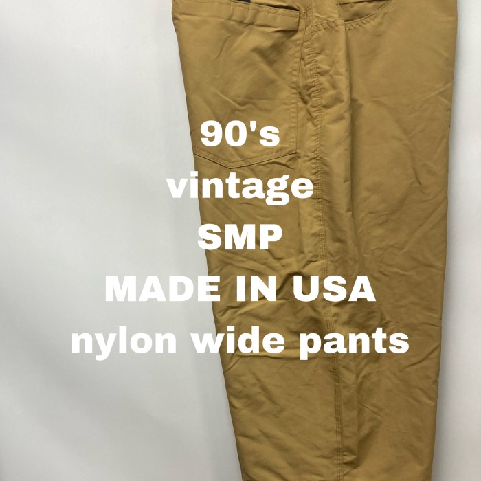 USA製90’s vintage SMP nylon wide pants M | Vintage.City 빈티지숍, 빈티지 코디 정보
