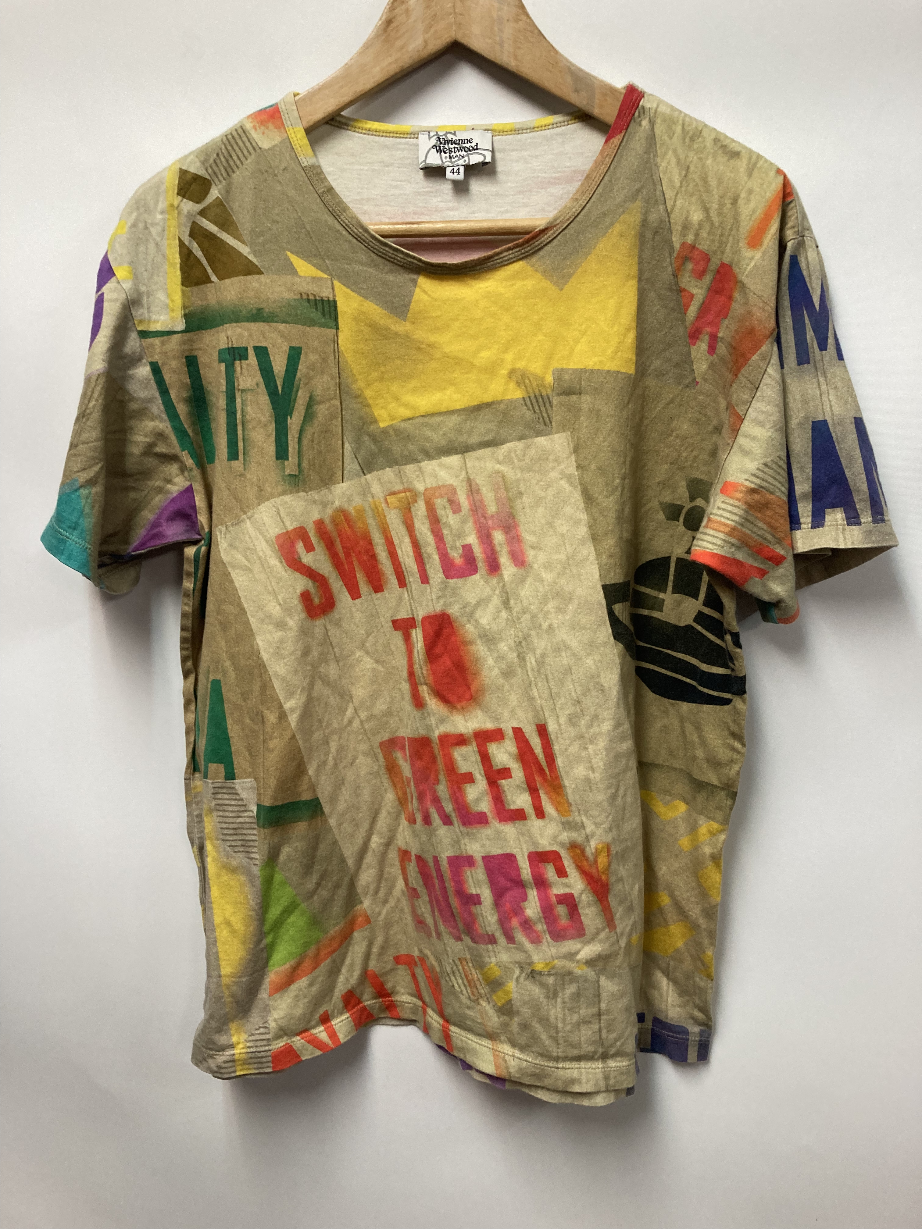 Vivienne Westwood MAN総柄半袖Tシャツ 44 | Vintage.City