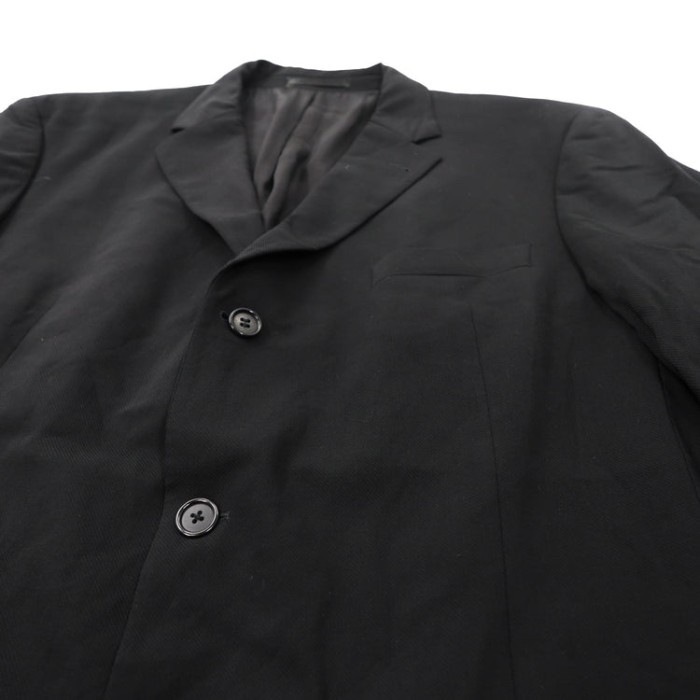 HUGO BOSS 3Bテーラードジャケット XL ブラック ウール | Vintage.City 古着屋、古着コーデ情報を発信