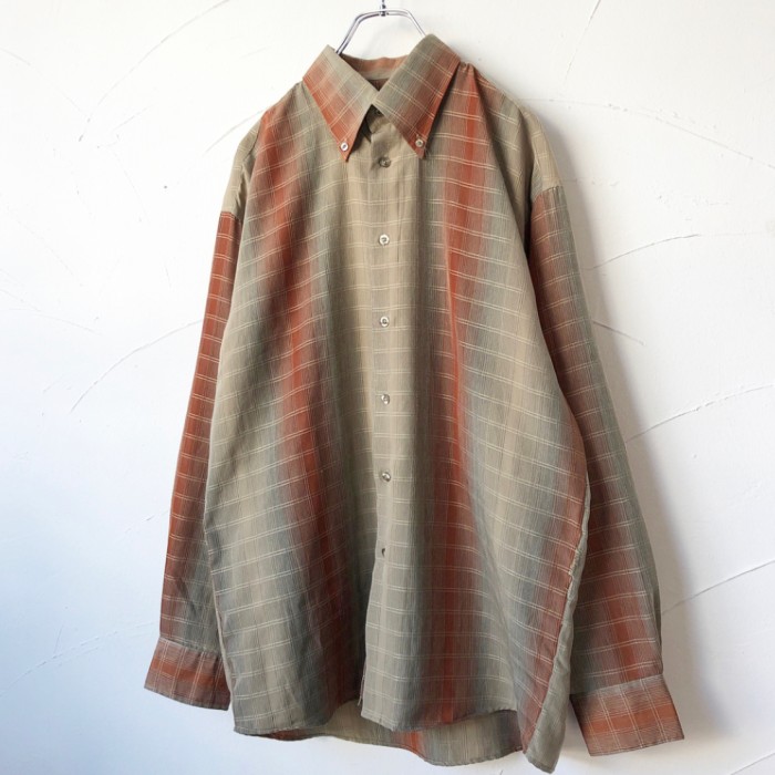 Plaid BD shirt | Vintage.City 古着屋、古着コーデ情報を発信