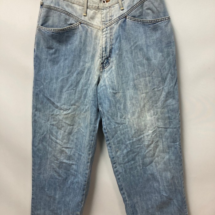 80’s vintage BIG-JOHN wide denim pants | Vintage.City 古着屋、古着コーデ情報を発信